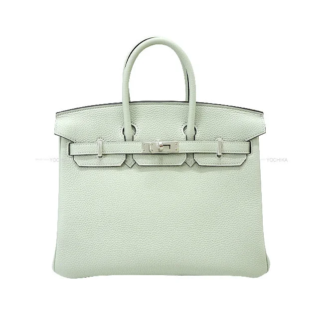 HERMES Handbag Birkin25 Gris Neve Veau Togo Silver HW Stamp B[BRAND NEW][Authentic]