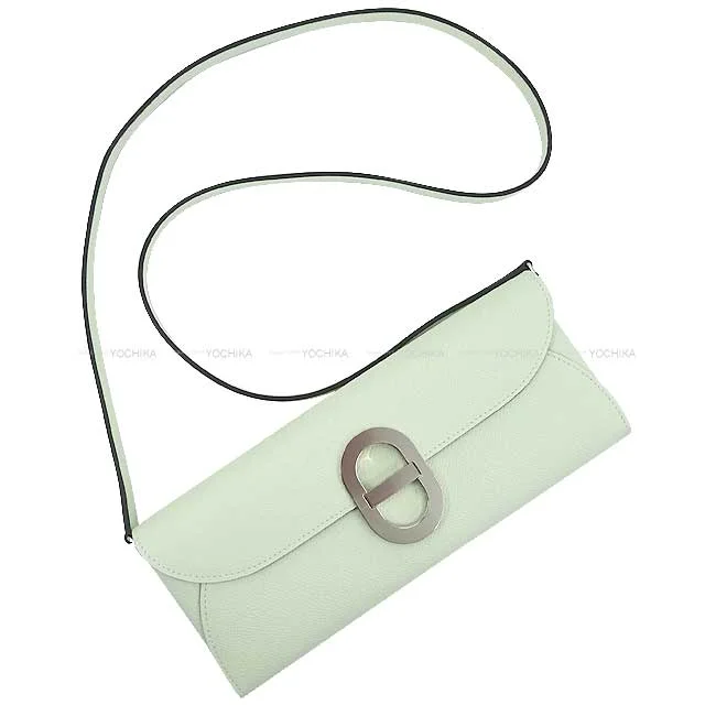 HERMES Clutch bag ChaineD'ancre Wallet To Go Vert Fizz Veau Epsom Silver HW Stamp B[BRAND NEW][Authentic]