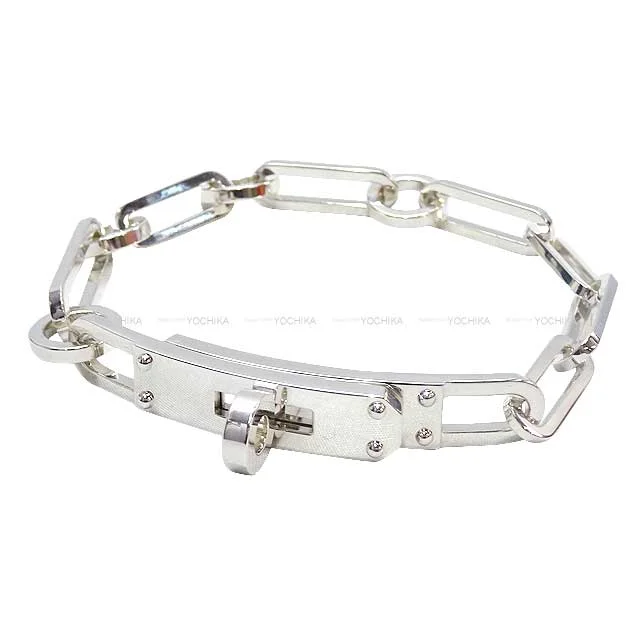 HERMES bracelet Kelly Chaine Simple Tor Silver925 Silver HW[EXCELLENT][Authentic]