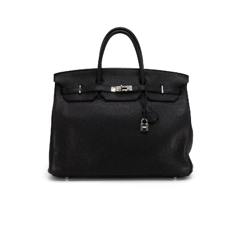 Hermes Birkin 40 Noir - Q stamp