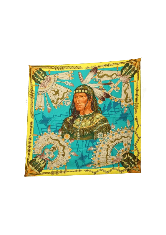 COSMOGONIE APACHE SILK SCARF