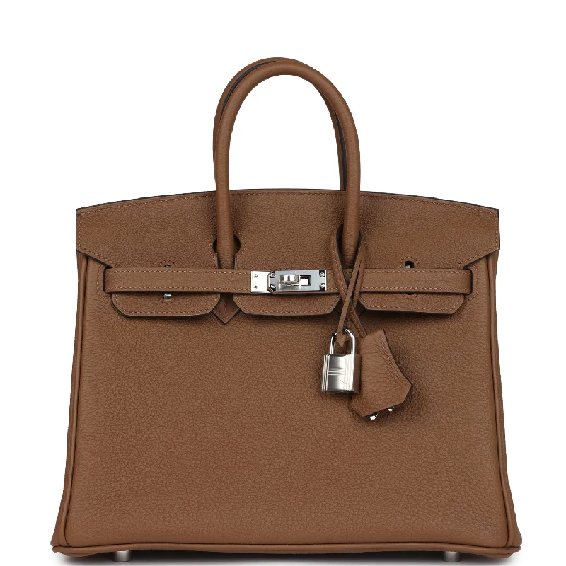 Hermes Birkin 25 Alezan Togo Palladium Hardware