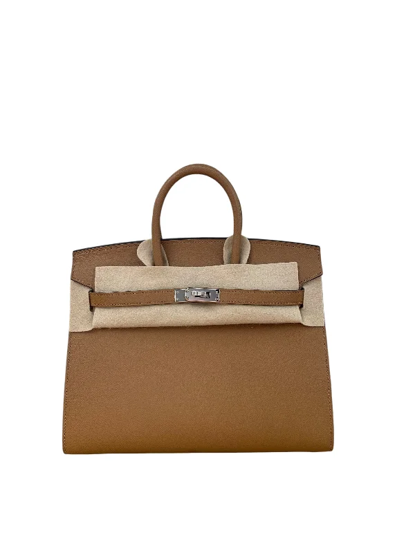 **Hermes Birkin 25 Sellier Chai Veau Madame PHW #U SKCB-093118