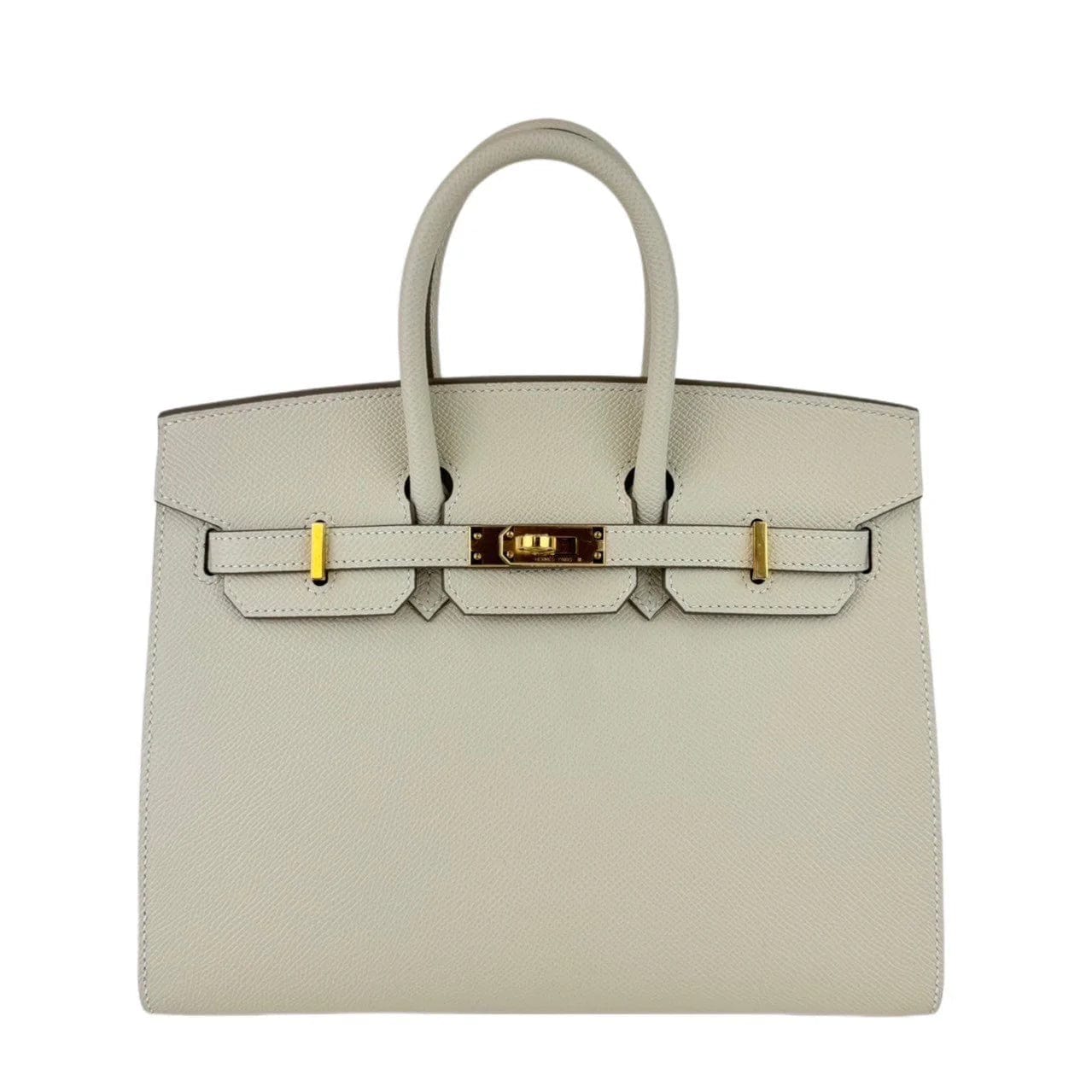 Hermes Birkin 25 Sellier Craie Epsom GHW #W SKCB-108754