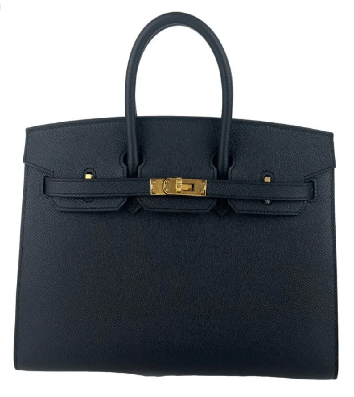 Hermes Birkin 25 Sellier Black Epsom GHW #U SKCB-144974