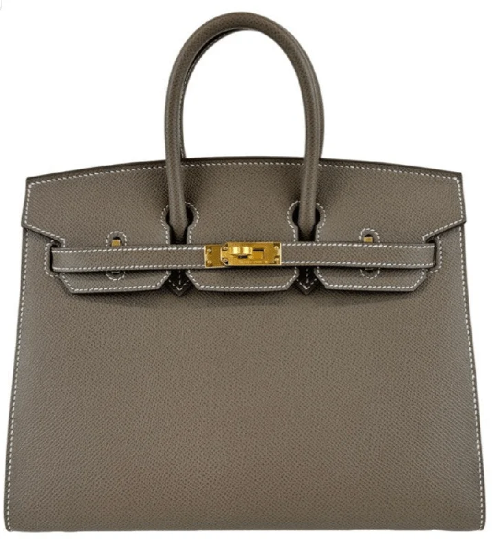 Hermes Birkin 25 Sellier Etoupe Epsom GHW #U SKCB-134711