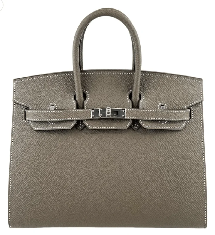 Hermes Birkin 25 Sellier Etoupe Epsom PHW #W SKCB-148602