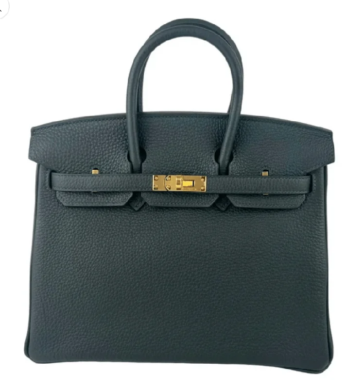 Hermes Birkin 25 Vert Fonce Togo GHW #U SKCB-145573