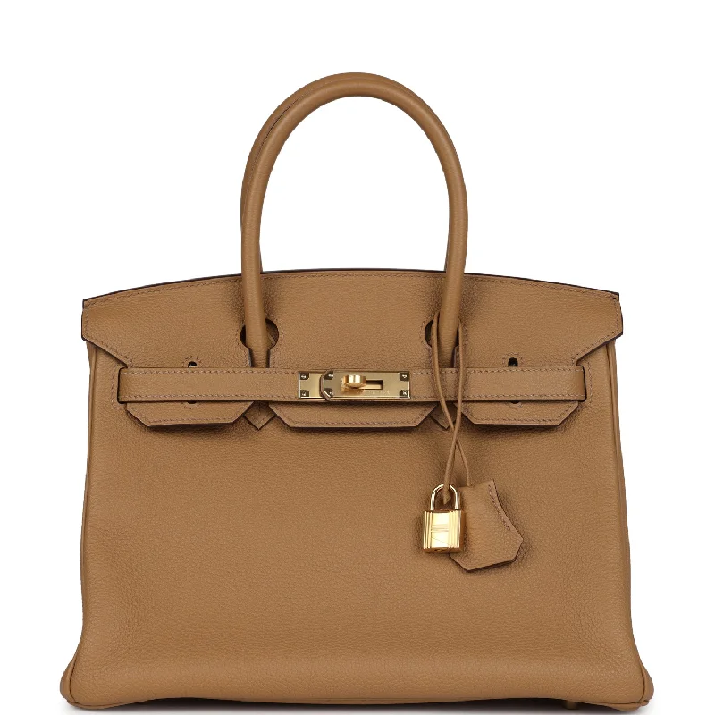 Hermes Birkin 30 Biscuit Togo Gold Hardware