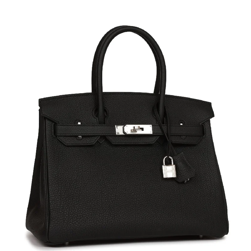 Hermes Birkin 30 Black Togo Palladium Hardware