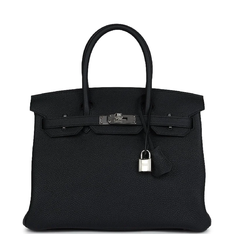 Hermes Birkin 30 Black Togo Palladium Hardware