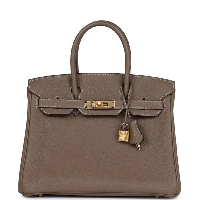 Hermes Birkin 30 Etoupe Togo Gold Hardware