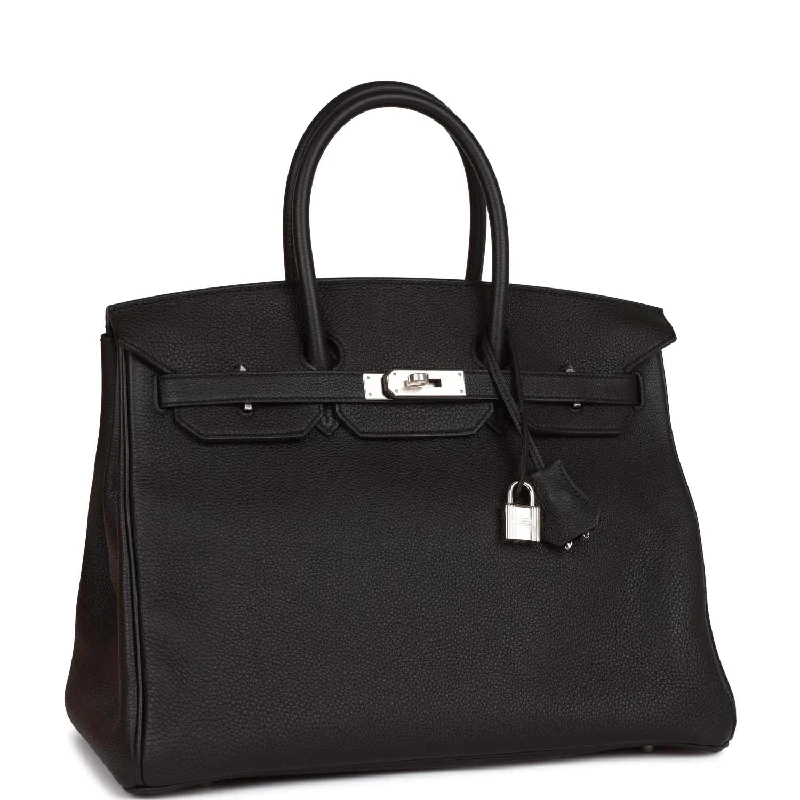 Hermes Birkin 35 Black Togo Palladium Hardware