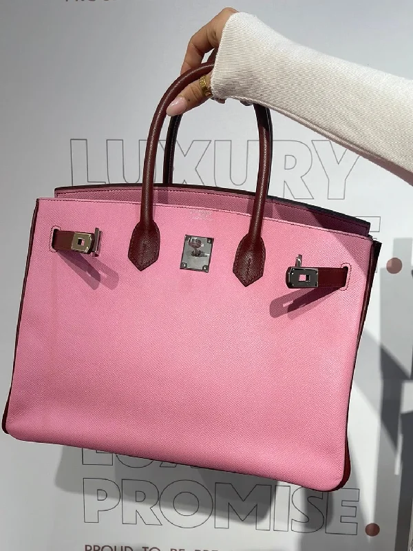 Hermès Birkin 35 Epsom HSS Rouge H & UNO Pink PHW