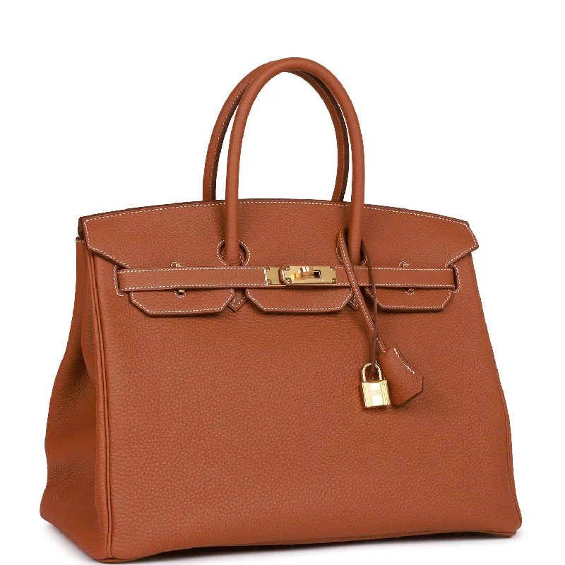 Hermes Birkin 35 Gold Togo Gold Hardware