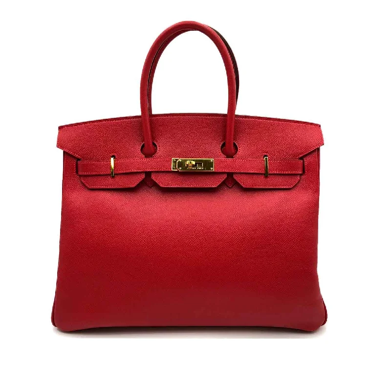 Hermès Birkin 35 Rouge Epsom GHW #H 90234521