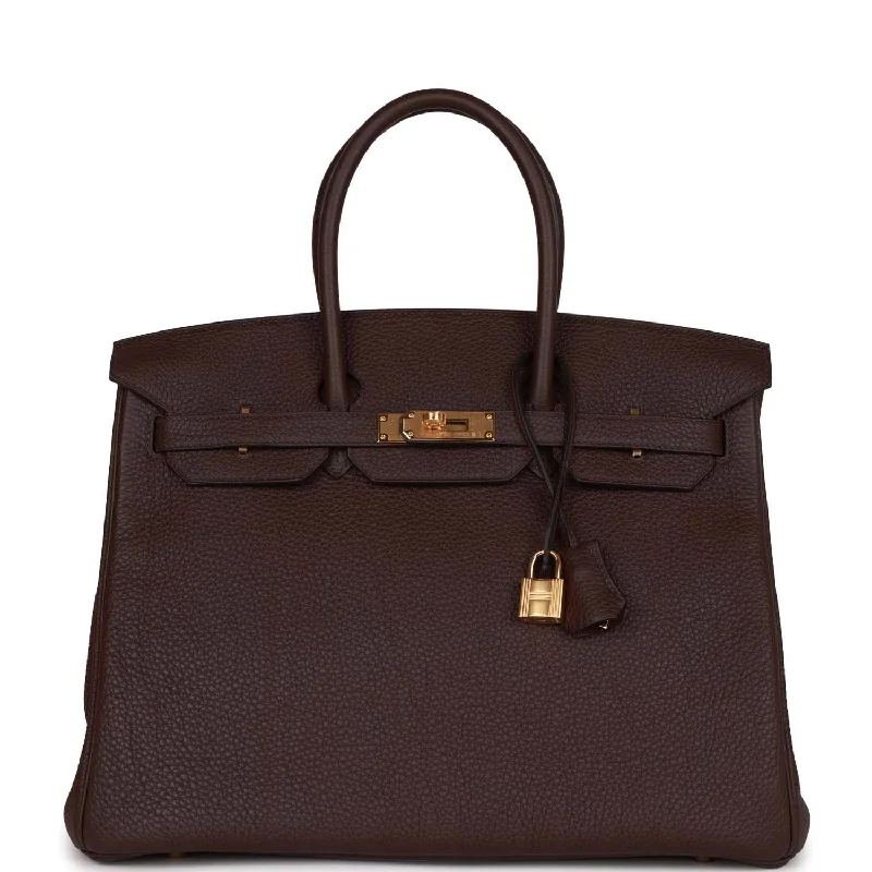 Hermes Birkin 35 Rouge Sellier Clemence Gold Hardware