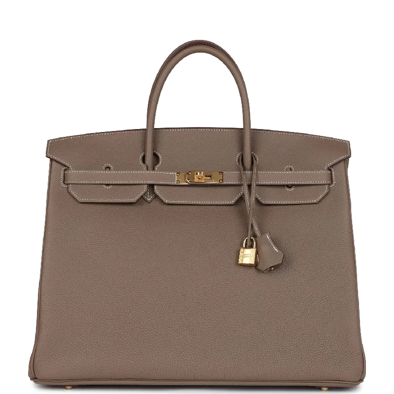 Hermes Birkin 40 Etoupe Togo Gold Hardware