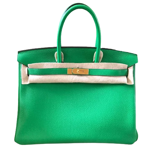 Hermes birkin 25cm bambou clemence gold hardware