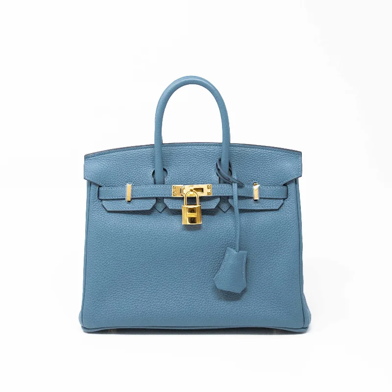 Hermes Bleu Azur Togo Birkin 25