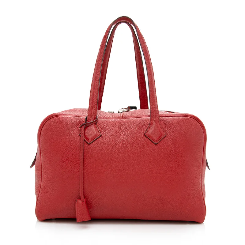 Hermes Clemence Victoria II f35 cm Satchel - FINAL SALE (SHF-15062)