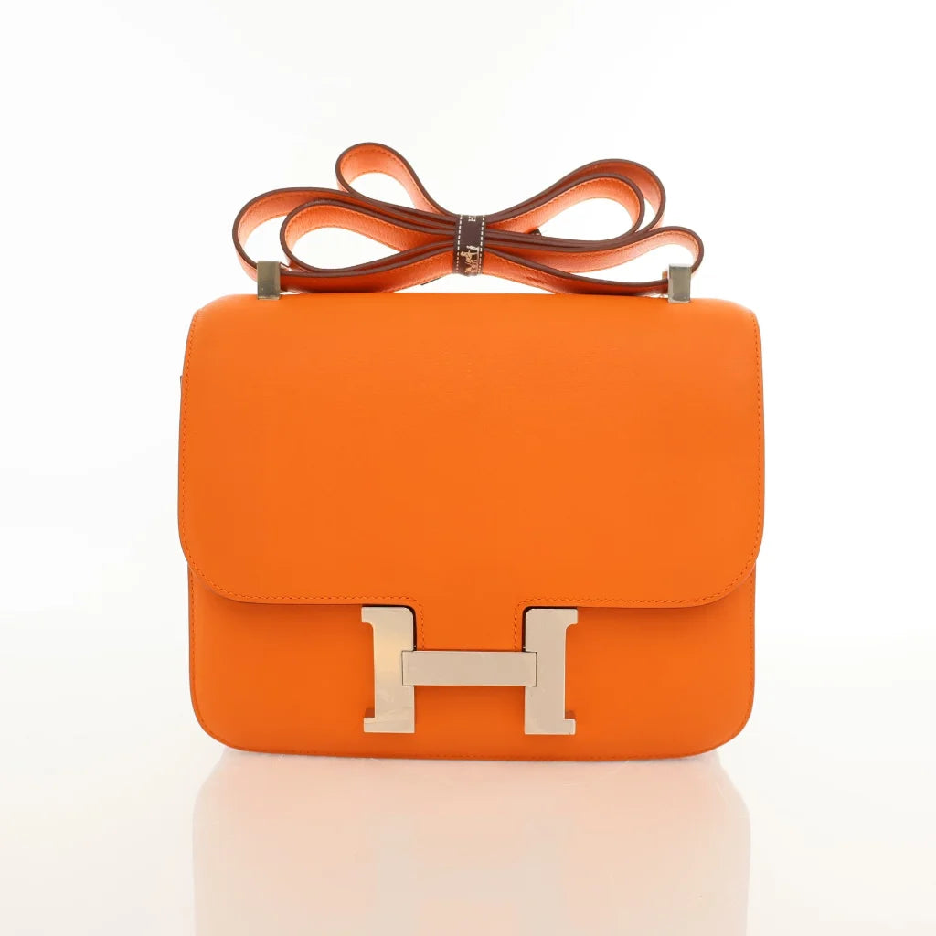 Hermes Constance 24 Orange Evercolor