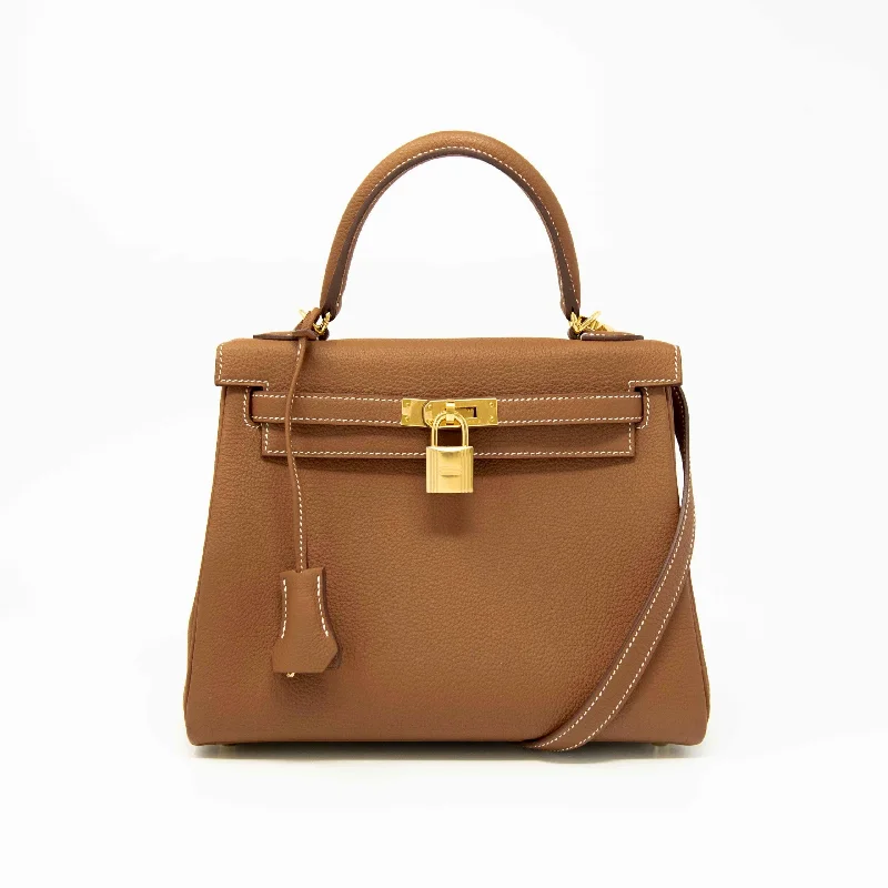 Hermes Gold Togo Kelly 25