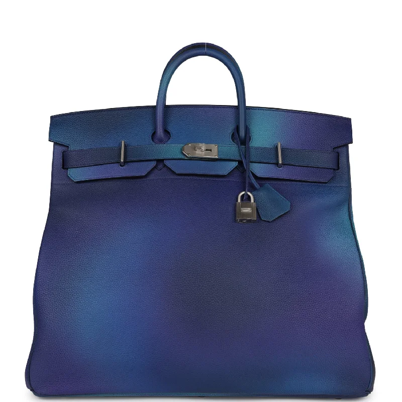 Hermes HAC Birkin 50 Cosmos Togo Brushed Palladium Hardware