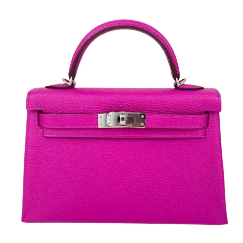 Hermes Kelly 20 Magnolia Chevre PHW #B SKCB-060711