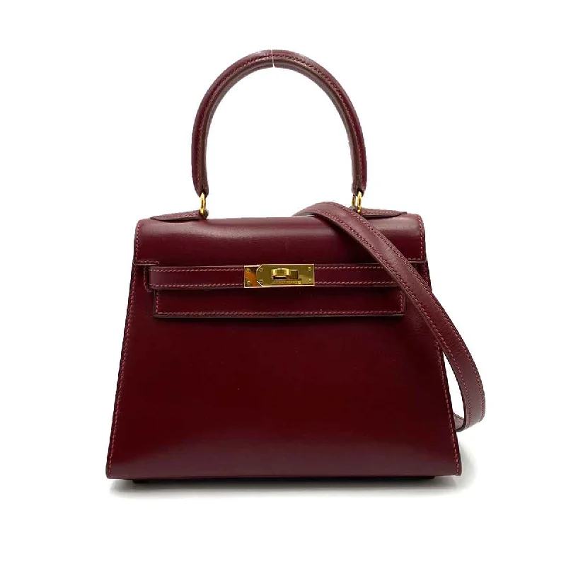 Hermès Vintage Kelly 20 Rouge H Boxcalf GHW #U 90232572