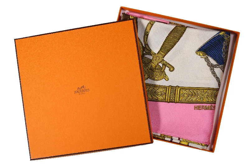 HERMÈS scarf "Grand Uniforme" by J. Metz