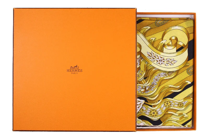 HERMÈS scarf “Les Sangles de Phoebus” by Joachim Metz