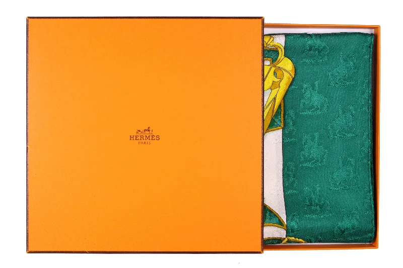 HERMÈS scarf “L'instruction du Roy” by Henri d'Origny