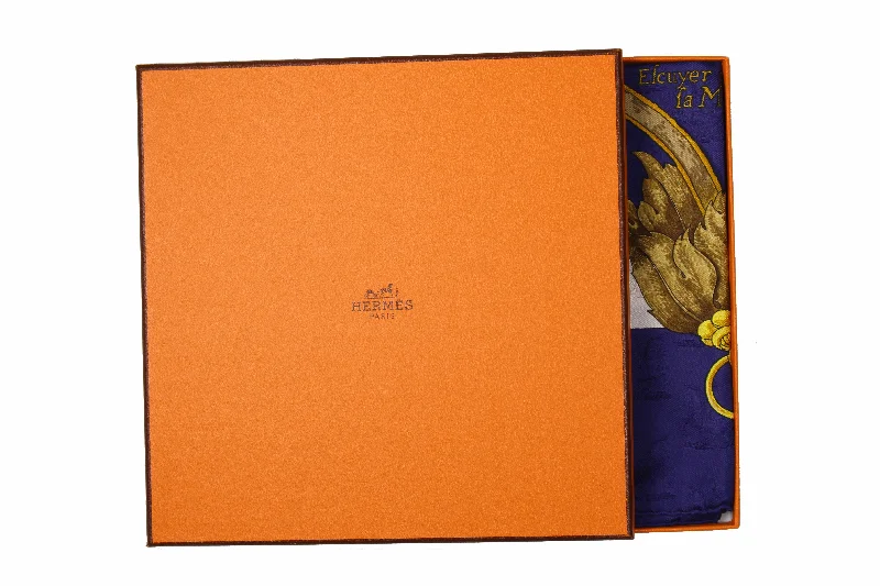 HERMÈS scarf “L'instruction du Roy” by Henri d'Origny