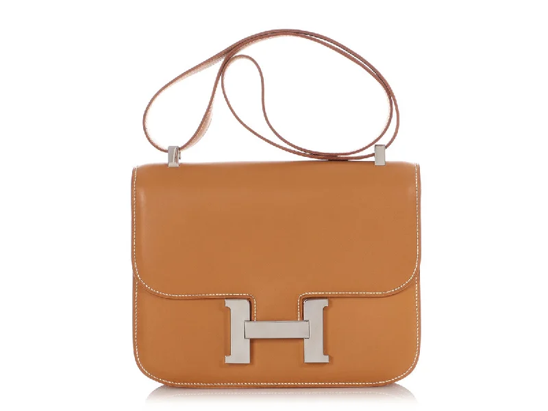 Hermès Vache Natural Constance 23