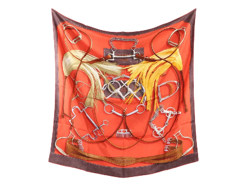 Hermès Projets Carrés Silk Scarf 90cm