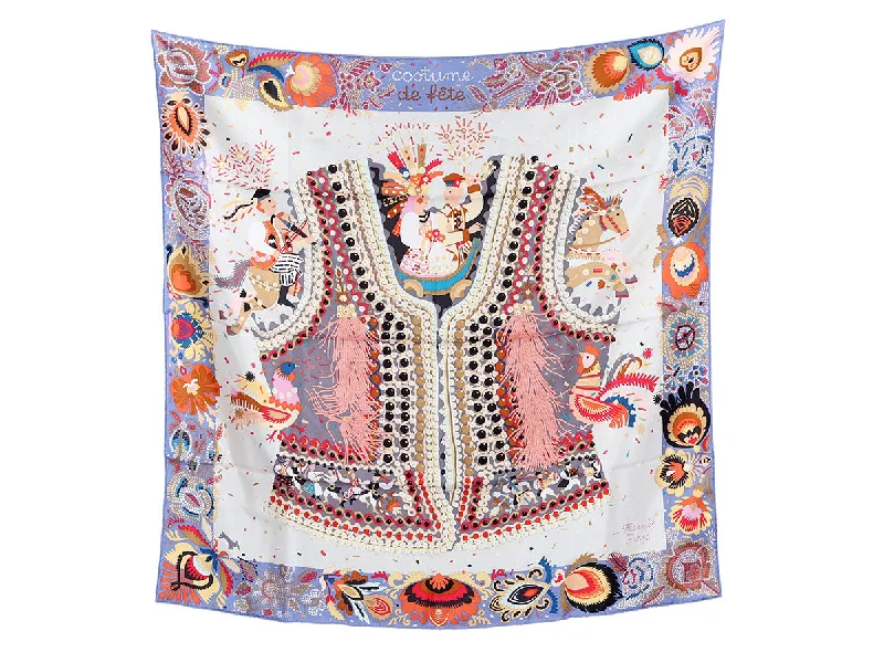 Hermès Costume de Fête Silk Scarf 90cm