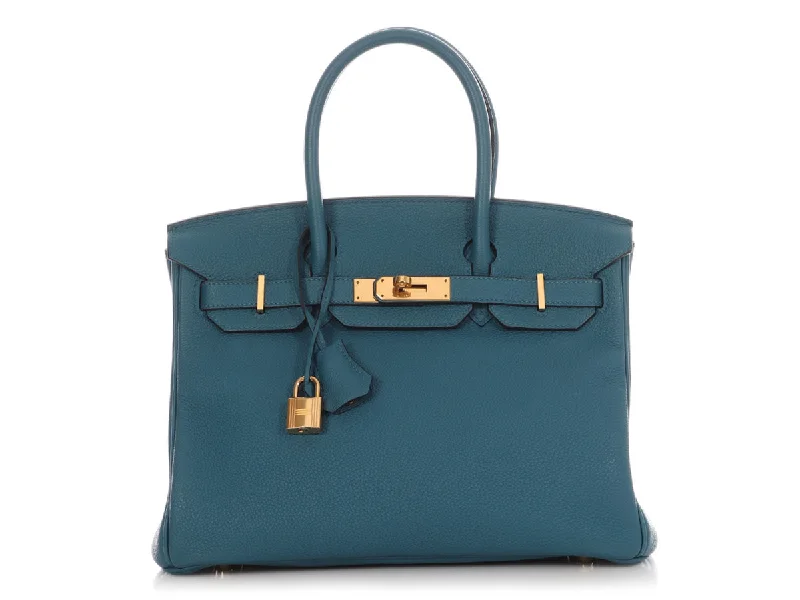 Hermès Bleu Colvert Togo Birkin 30