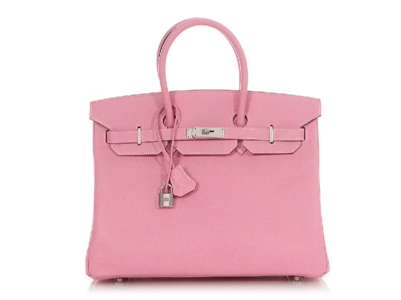 Hermès Special Order 5P Bubblegum Pink Epsom Birkin 35