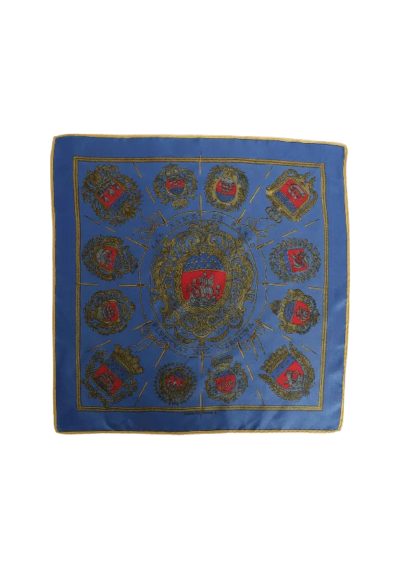 LES ARMES DE PARIS SILK TWILL 42 SCARF