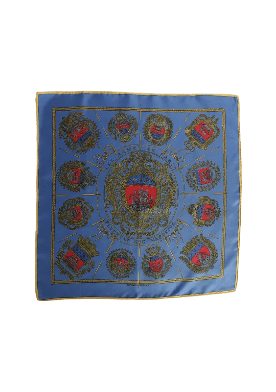 LES ARMES DE PARIS SILK TWILL 42 SCARF