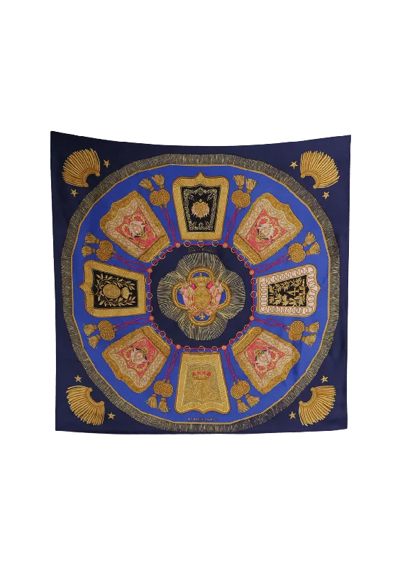 POSTE ET CAVALERIE SILK SCARF