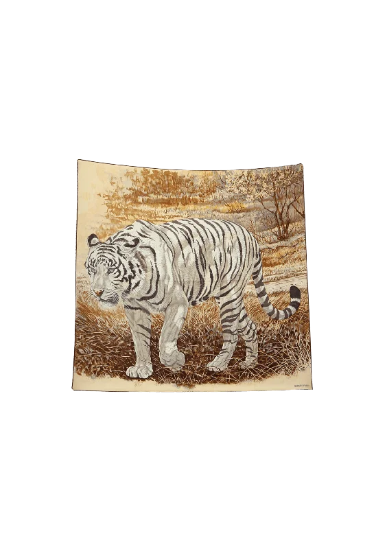 TIGRE DU BENGALE SILK SCARF