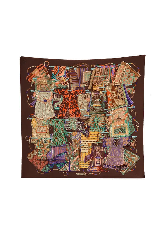 VOYAGE EN ÉTOFFES SILK SCARF