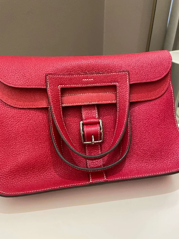 Hermes Halzan 31 Rouge Casque Clemence