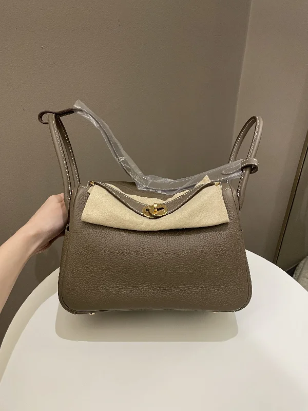 Hermes Lindy 26 Etoupe Clemence